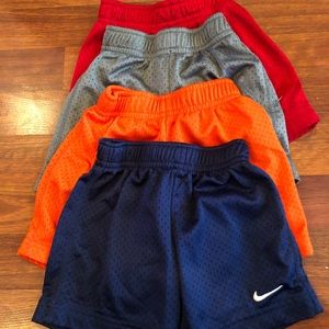 Lot of 4 Nike mesh shorts boys 2T EUC